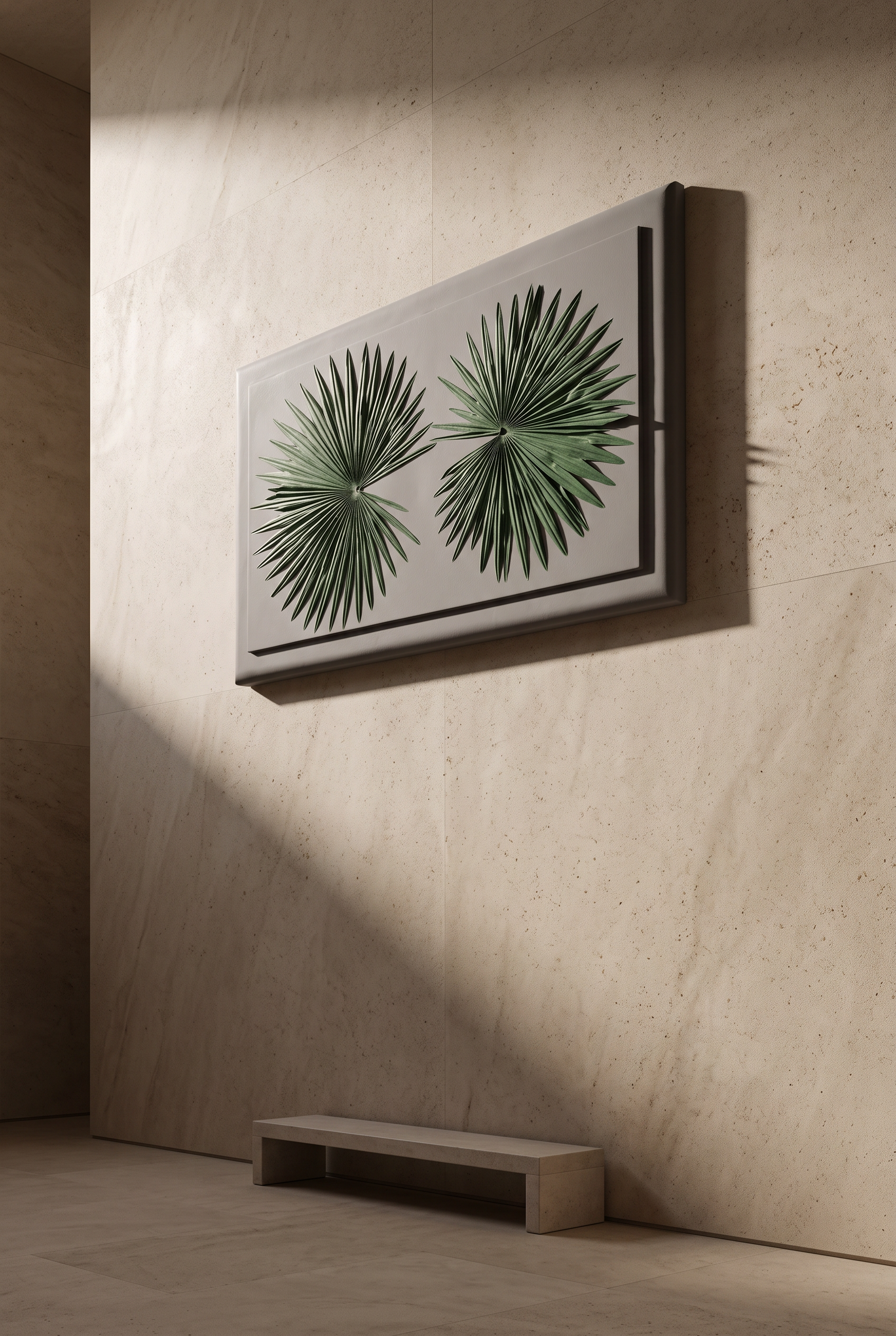 Pietro Anahaw Double Leaf as an architectural art element